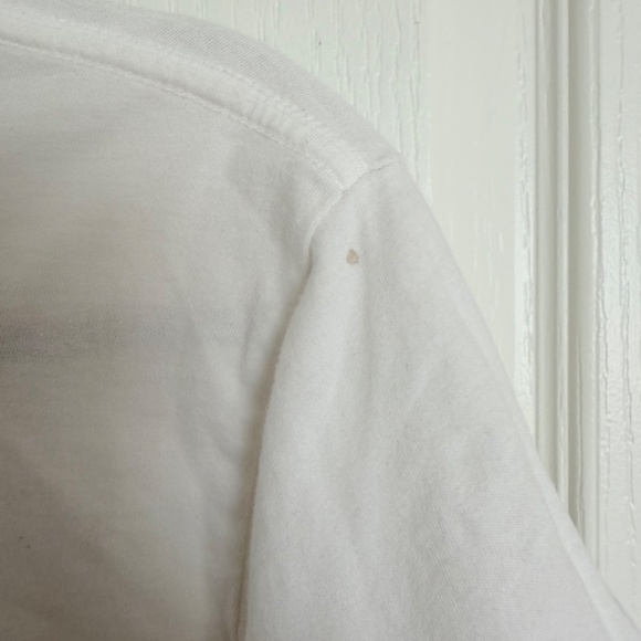 Life Is Good Size XL Womens White 100% Cotton V-Neck Short Sleeve T-Shirt - Picture 2 of 4